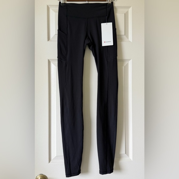 Lululemon Speed Up Leggings MR Tight 31” Tall Black Running Activewear Size 4 - Picture 1 of 14